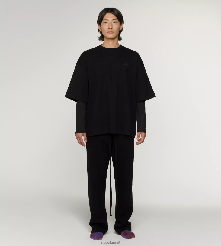 ملابس مريحة | 032C X sloggi أعلى بأكمام طويلة نحيف أسود Z6Z2B408