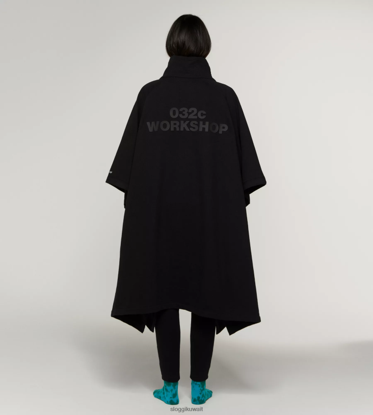 ملابس مريحة | 032C X sloggi أعلى بأكمام طويلة نحيف أسود Z6Z2B556