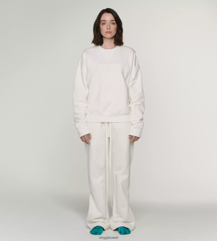 ملابس مريحة | 032C X sloggi أعلى بأكمام طويلة نحيف اللون البيج Z6Z2B563