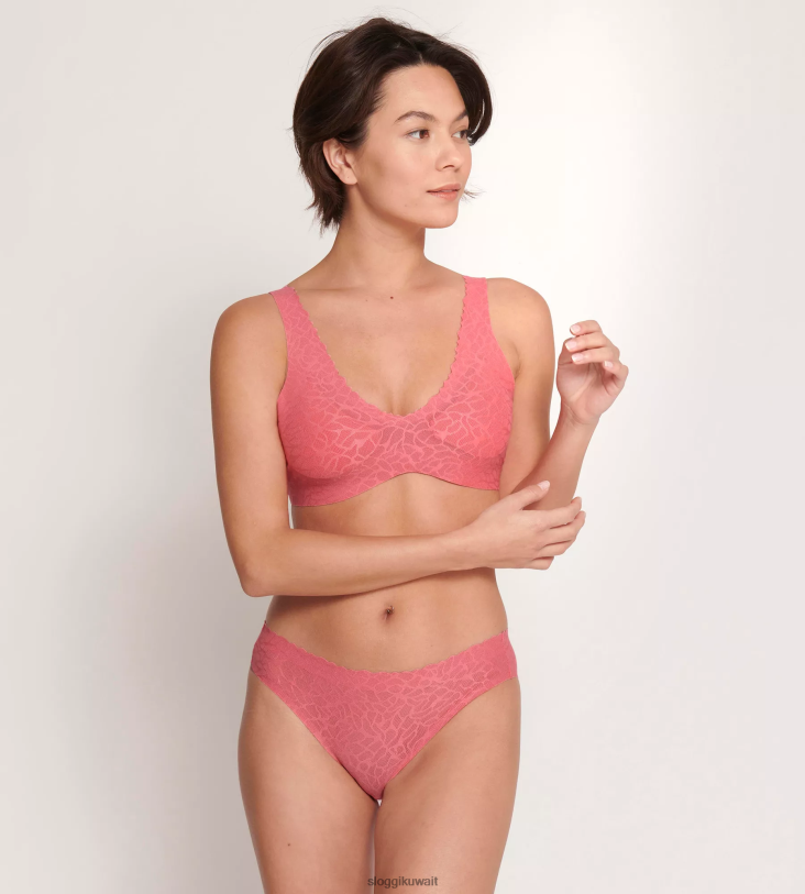 حمالات الصدر | sloggi حمالة صدر من الدانتيل بدون ملمس نحيف رشيقة Z6Z2B106
