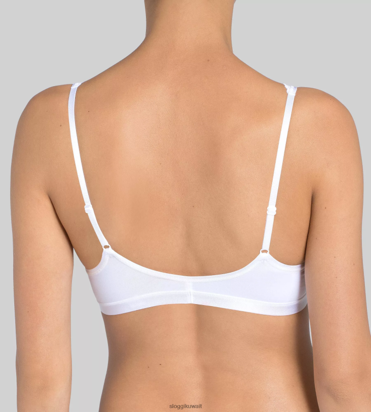حمالات الصدر | sloggi براليت رومانسية نحيف أبيض Z6Z2B200