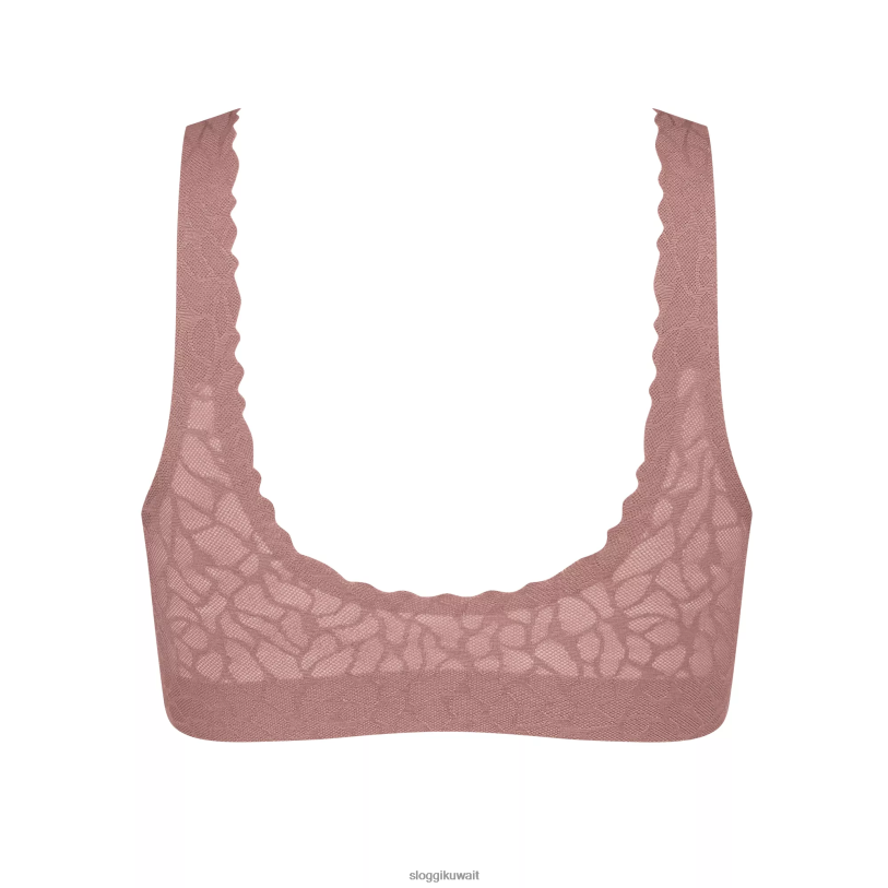 حمالات الصدر | sloggi حمالة صدر من الدانتيل بدون ملمس نحيف الكاكاو Z6Z2B499