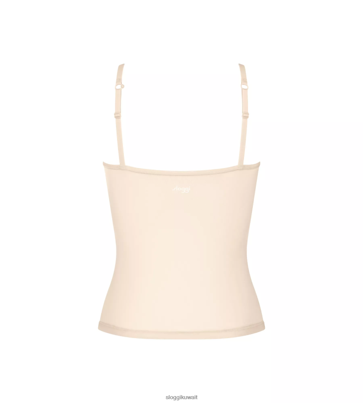 ملابس مريحة | sloggi جزء علوي ناعم ومتكيف مع أشرطة سباغيتي نحيف طبيعي (076) Z6Z2B168