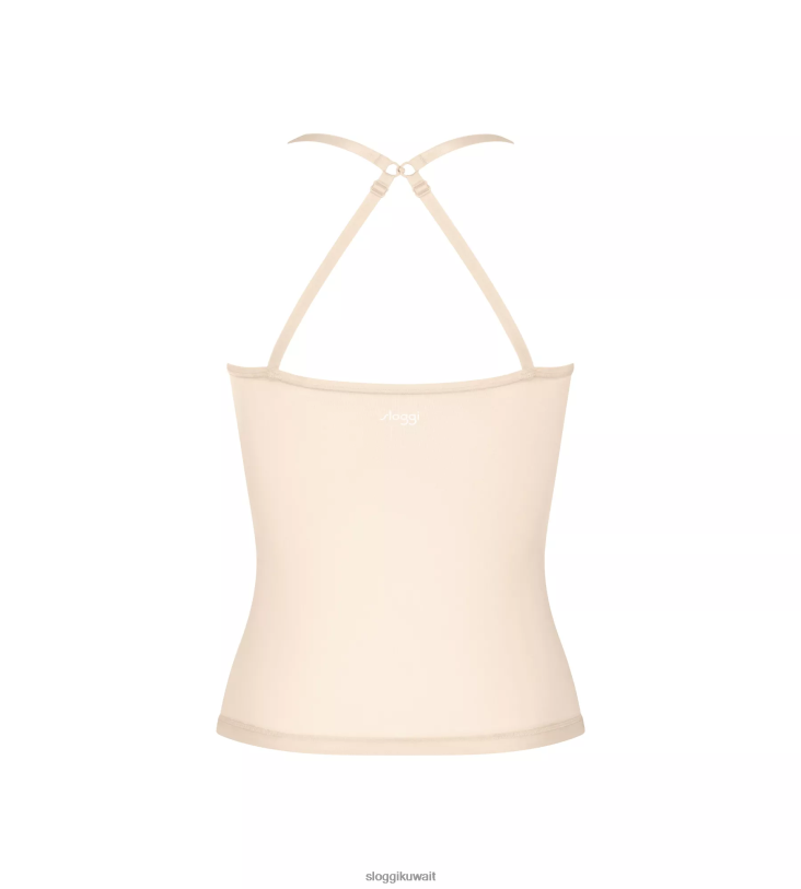 ملابس مريحة | sloggi جزء علوي ناعم ومتكيف مع أشرطة سباغيتي نحيف طبيعي (076) Z6Z2B168