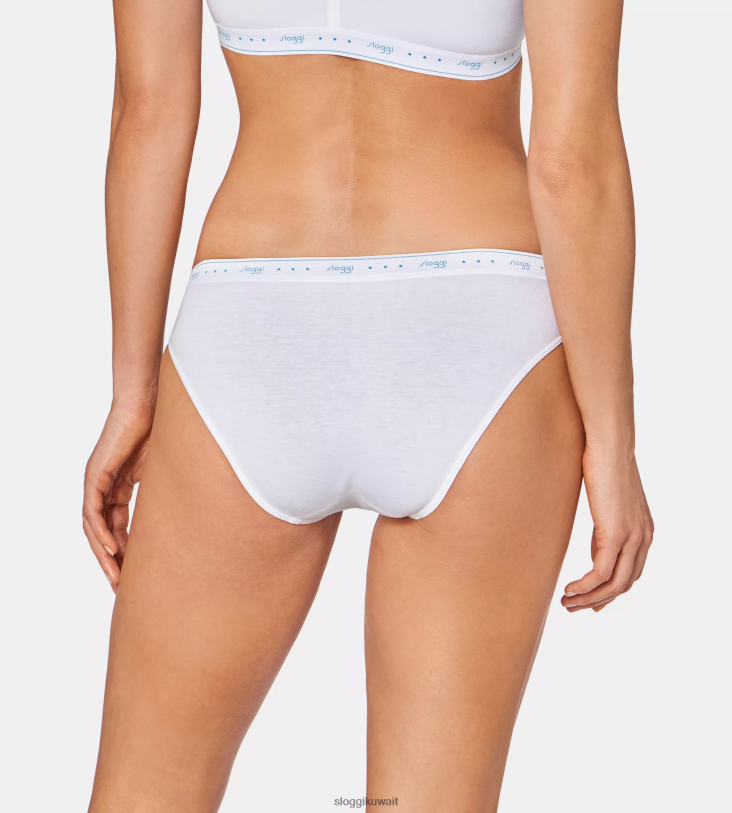 كلسون | sloggi 24/7 100 كلسون صغير نحيف أبيض Z6Z2B689