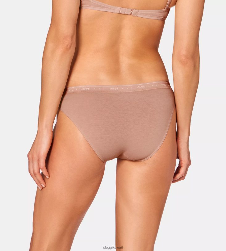 كلسون | sloggi 24/7 100 كلسون صغير نحيف البيج الجديد Z6Z2B694