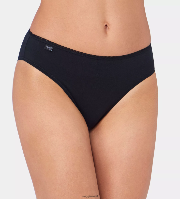كلسون | sloggi ملابس داخلية قطنية 24/7 نحيف أسود Z6Z2B300