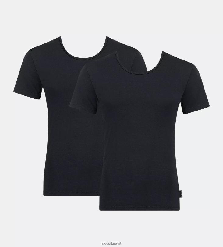 ملابس مريحة | sloggi تي شيرت 24/7 رجال أسود Z6Z2B808