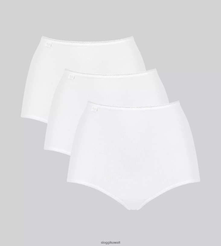 كلسون | sloggi ملابس داخلية ماكسي مصنوعة من الألياف الدقيقة على مدار 24 ساعة طوال أيام الأسبوع نحيف أبيض Z6Z2B165
