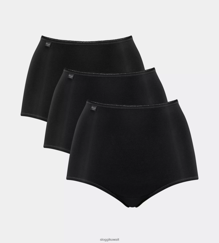كلسون | sloggi ملابس داخلية ماكسي مصنوعة من الألياف الدقيقة على مدار 24 ساعة طوال أيام الأسبوع نحيف أسود Z6Z2B174