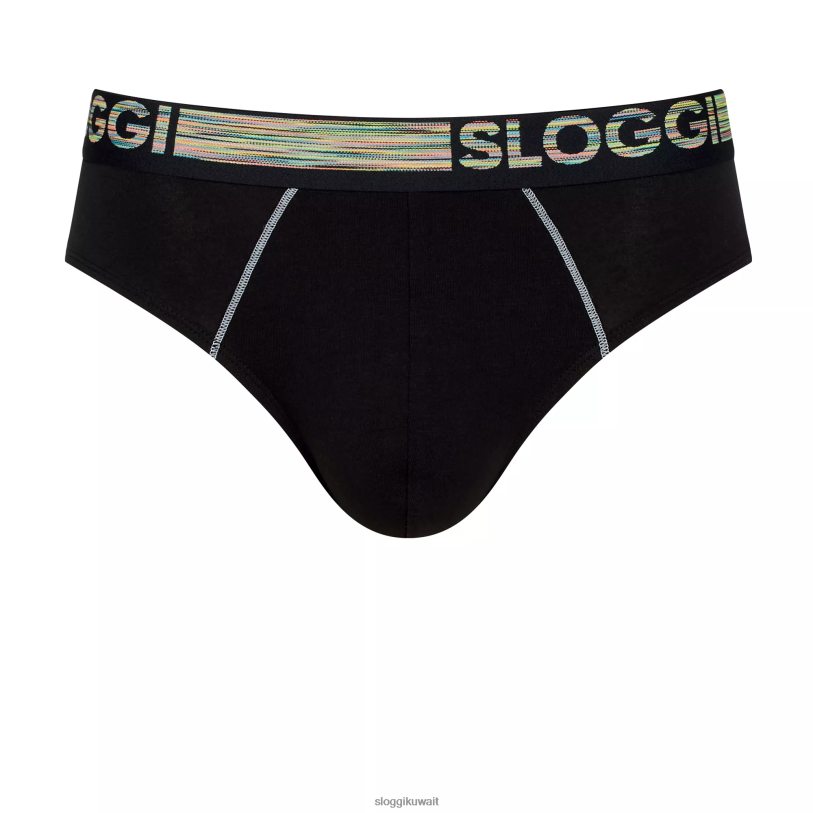 ثياب داخلية sloggi الذهاب ملخصات ميدي الطبيعية ABC رجال أسود Z6Z2B798