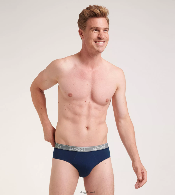 ثياب داخلية sloggi اذهب ABC ميدي ملخصات رجال أسود أزرق Z6Z2B803