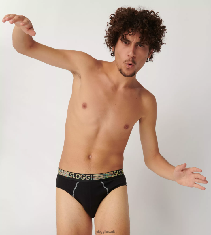 ثياب داخلية sloggi الذهاب ملخصات ميدي الطبيعية ABC رجال الأزرق - مزيج الظلام Z6Z2B826