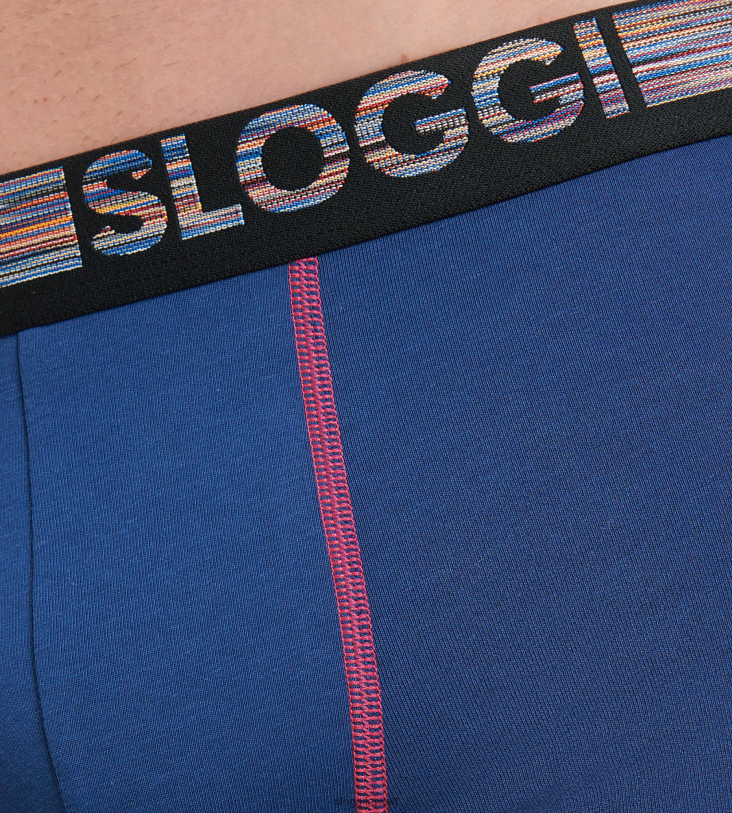 ثياب داخلية sloggi الذهاب ملخصات محب الطبيعية ABC رجال الأزرق - مزيج الظلام Z6Z2B903