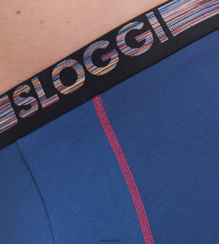 ثياب داخلية sloggi الذهاب ABC السراويل الطبيعية رجال الأزرق - مزيج الظلام Z6Z2B914