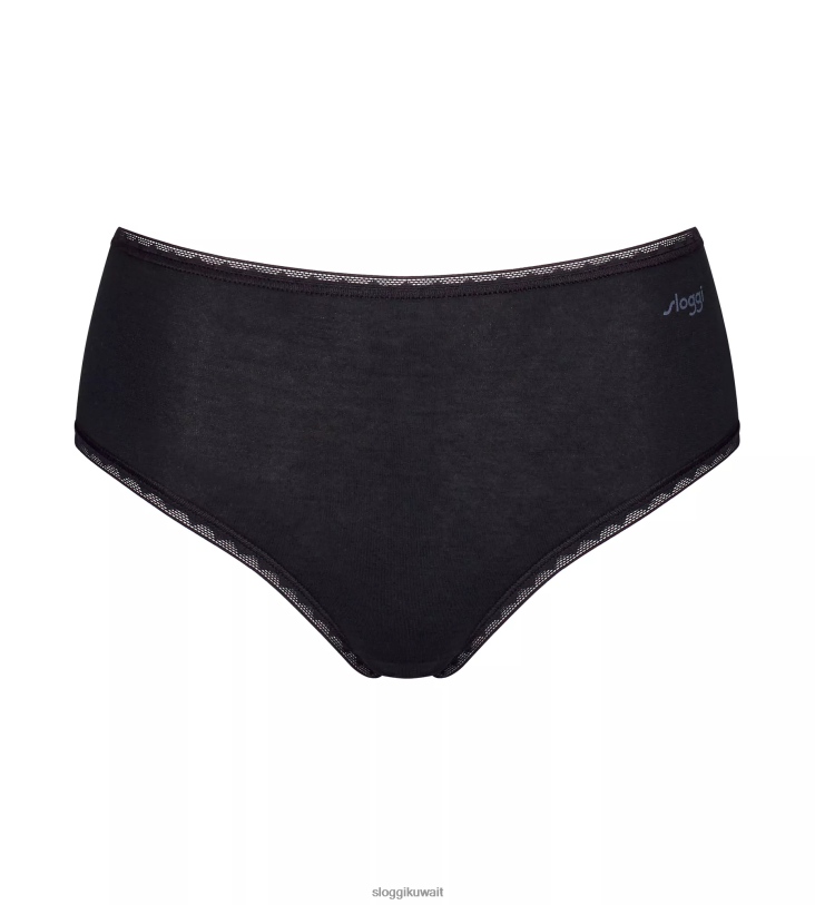 كلسون | sloggi اذهب إلى كلسون عالي الخصر نحيف أسود Z6Z2B107