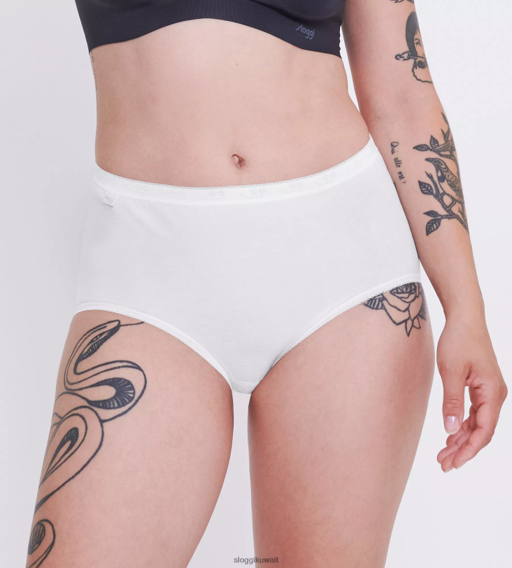 كلسون | sloggi الأساسية + كلسون ميدي نحيف ألوان متعددة Z6Z2B108