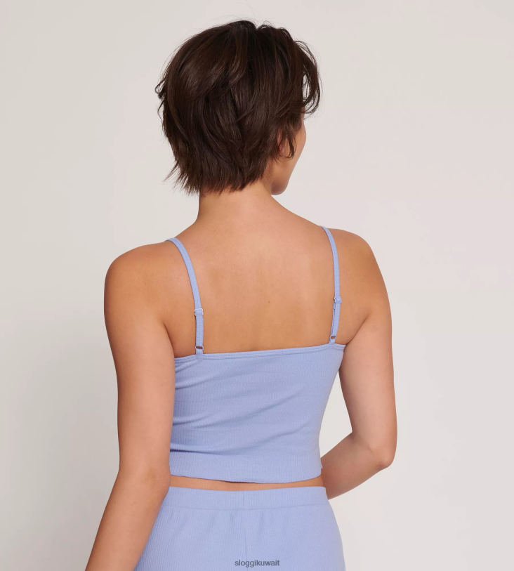 ملابس مريحة | sloggi اذهب إلى الأعلى المضلع مع أشرطة السباغيتي نحيف خلاب Z6Z2B110