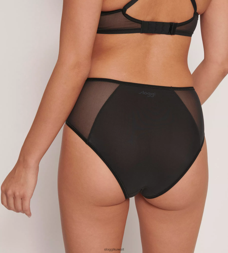 كلسون | sloggi كلسون ناعم مناسب للخصر العالي نحيف أسود Z6Z2B122