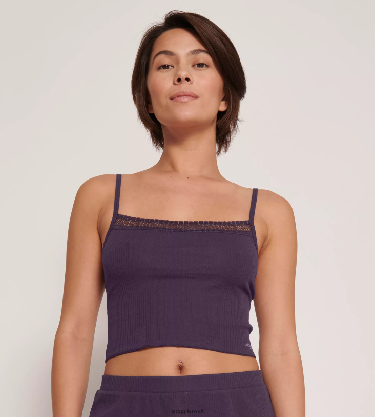 ملابس مريحة | sloggi اذهب إلى الأعلى المضلع مع أشرطة السباغيتي نحيف .توت Z6Z2B133