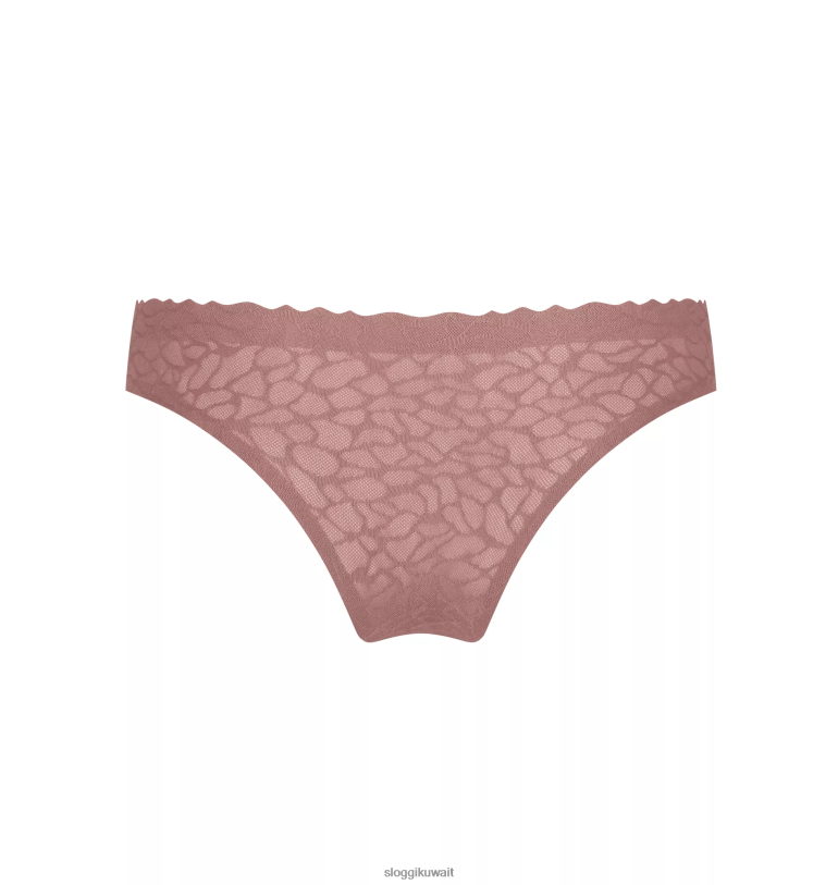 كلسون | sloggi ملابس داخلية برازيلية من الدانتيل بدون ملمس نحيف الكاكاو Z6Z2B143