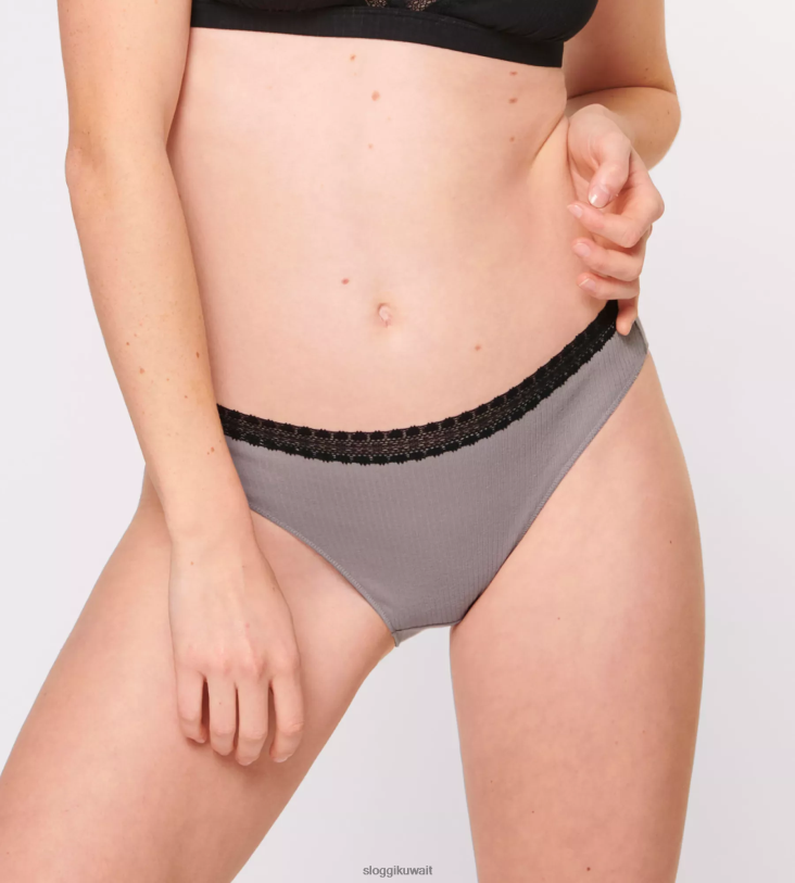 كلسون | sloggi اذهب إلى كلسون تاي المضلع نحيف مزيج أسود Z6Z2B152