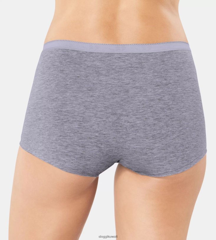 كلسون | sloggi أساسي + كلسون قصير نحيف مزيج رمادي Z6Z2B157