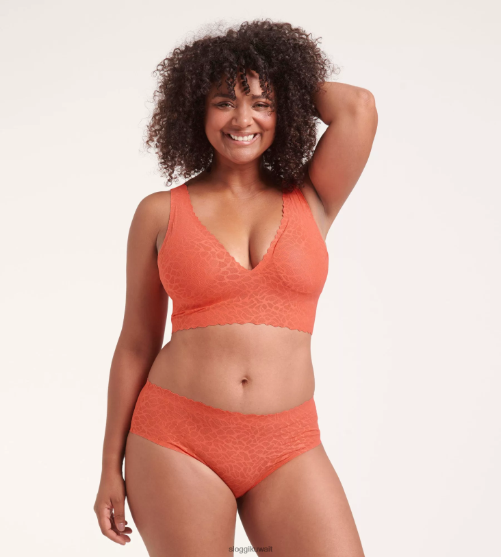 كلسون | sloggi ملابس داخلية محببة من الدانتيل بدون ملمس نحيف بطيخ Z6Z2B163