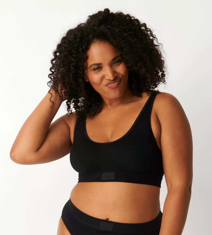 حمالات الصدر | sloggi حمالة صدر مريحة مزدوجة نحيف أسود Z6Z2B169