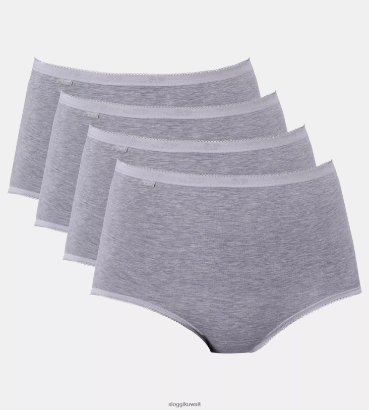 كلسون | sloggi الأساسية + كلسون ماكسي نحيف مزيج رمادي Z6Z2B173