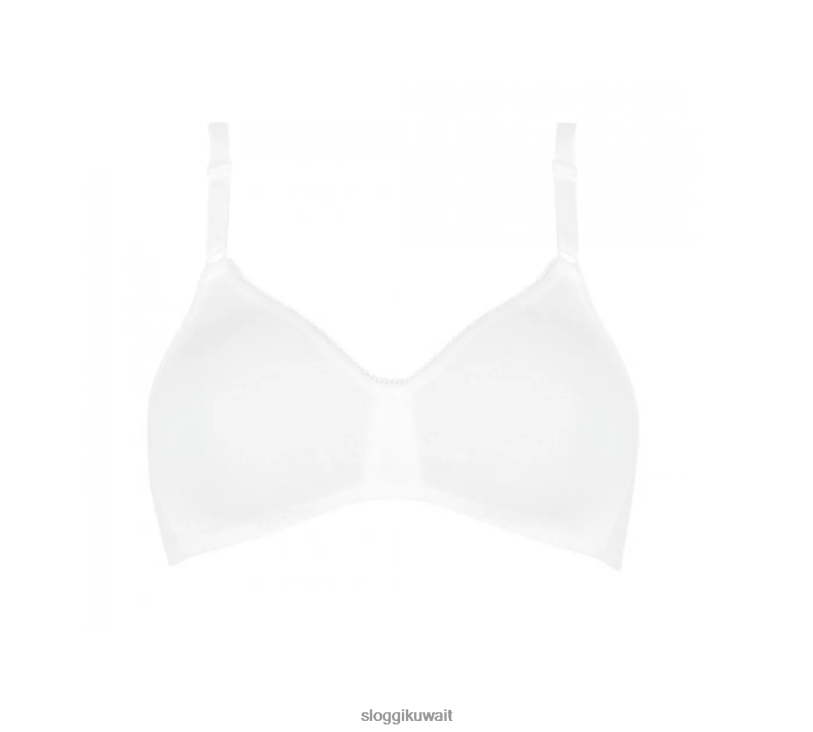 حمالات الصدر | sloggi حمالة صدر أساسية + غير سلكية نحيف أبيض Z6Z2B181