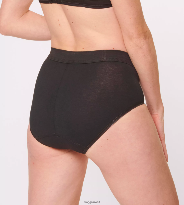 كلسون | sloggi كلسون ماكسي مزدوج الراحة نحيف أسود Z6Z2B201