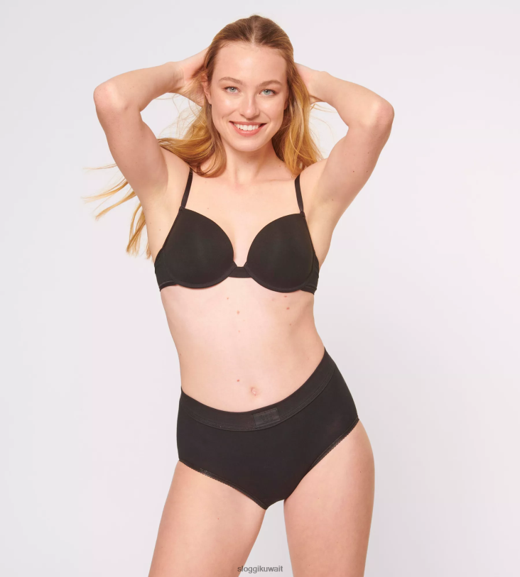 كلسون | sloggi كلسون ماكسي مزدوج الراحة نحيف أسود Z6Z2B201