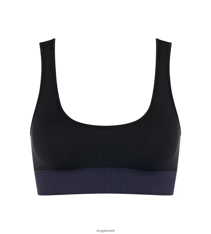 حمالات الصدر | sloggi من أي وقت مضى غرست الألوة الصدرية الأعلى نحيف أسود Z6Z2B243