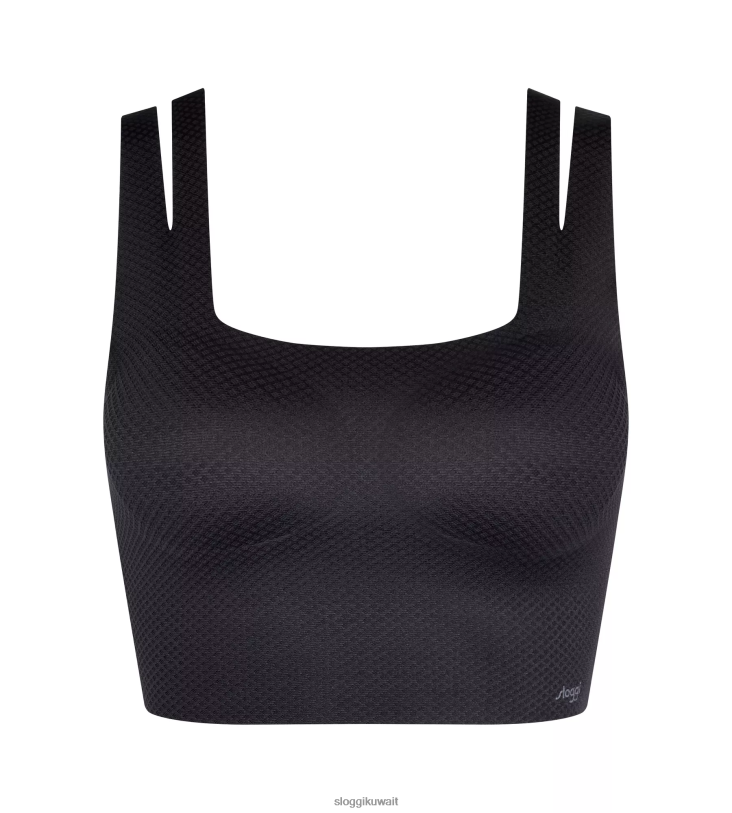 حمالات الصدر | sloggi قمة التدفق بدون شعور نحيف أسود Z6Z2B282