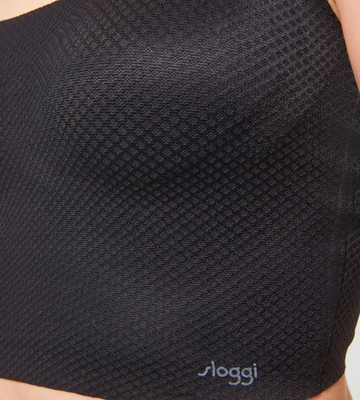 حمالات الصدر | sloggi قمة التدفق بدون شعور نحيف أسود Z6Z2B282