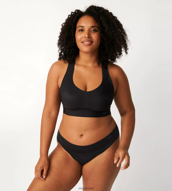 كلسون | sloggi سلسلة لا تشعر بها نحيف أسود Z6Z2B287