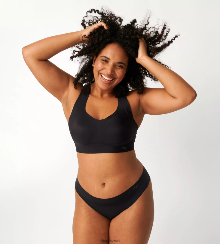 كلسون | sloggi سلسلة لا تشعر بها نحيف أسود Z6Z2B287