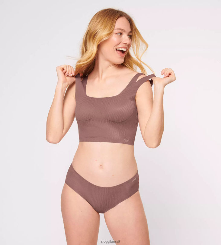 كلسون | sloggi ملابس داخلية محببة بدون شعور بالتدفق نحيف الكاكاو Z6Z2B290