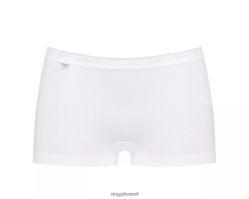 كلسون | sloggi أساسي + كلسون قصير نحيف أبيض Z6Z2B306