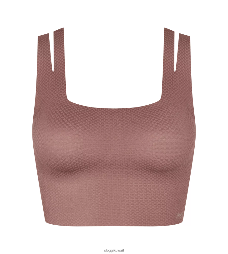 حمالات الصدر | sloggi قمة التدفق بدون شعور نحيف الكاكاو Z6Z2B309