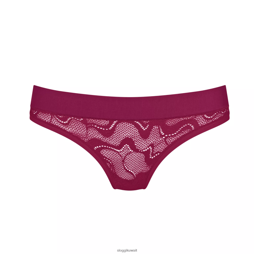 كلسون | sloggi ارتدي كلسونًا قصيرًا من الدانتيل نحيف الرصاص الرمادي Z6Z2B329