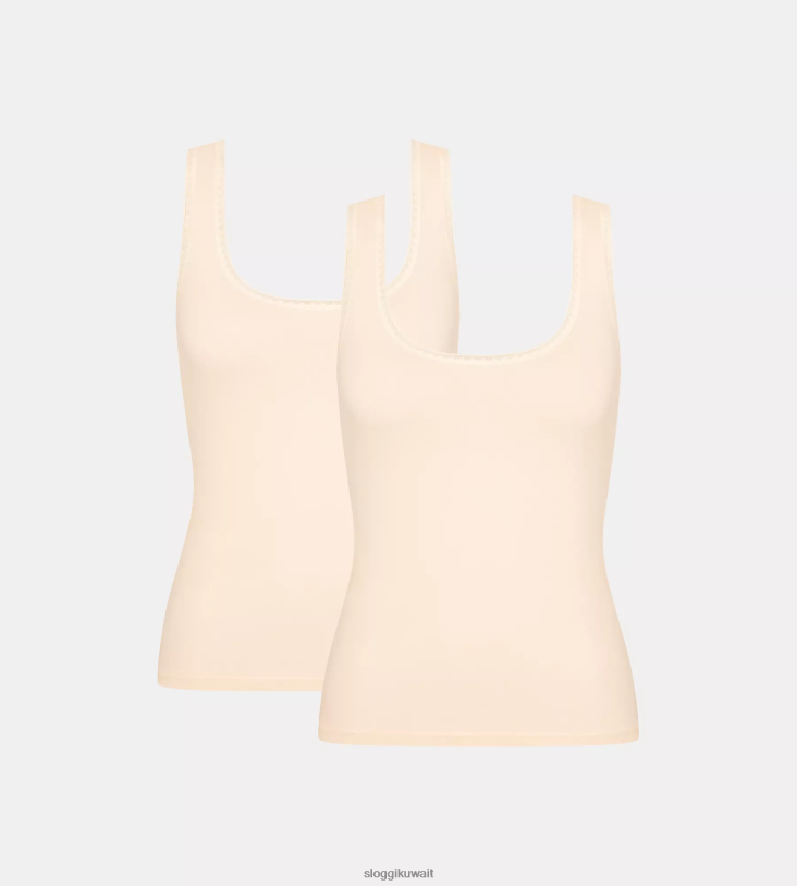 ملابس مريحة | sloggi الذهاب للدبابات أعلى نحيف مسحوق طازج Z6Z2B333