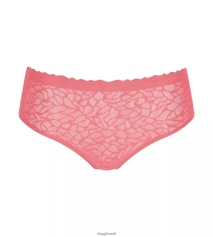 كلسون | sloggi سراويل داخلية عالية الخصر من الدانتيل بدون ملمس نحيف وردة الصحراء Z6Z2B347