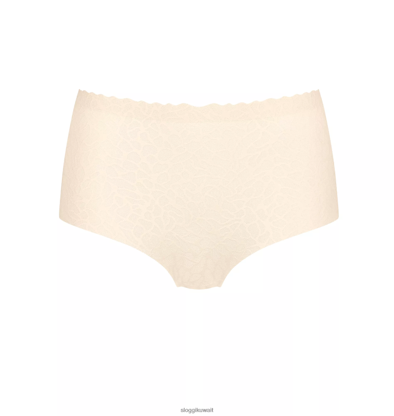 كلسون | sloggi سراويل داخلية عالية الخصر من الدانتيل بدون ملمس نحيف الأنجورا Z6Z2B371