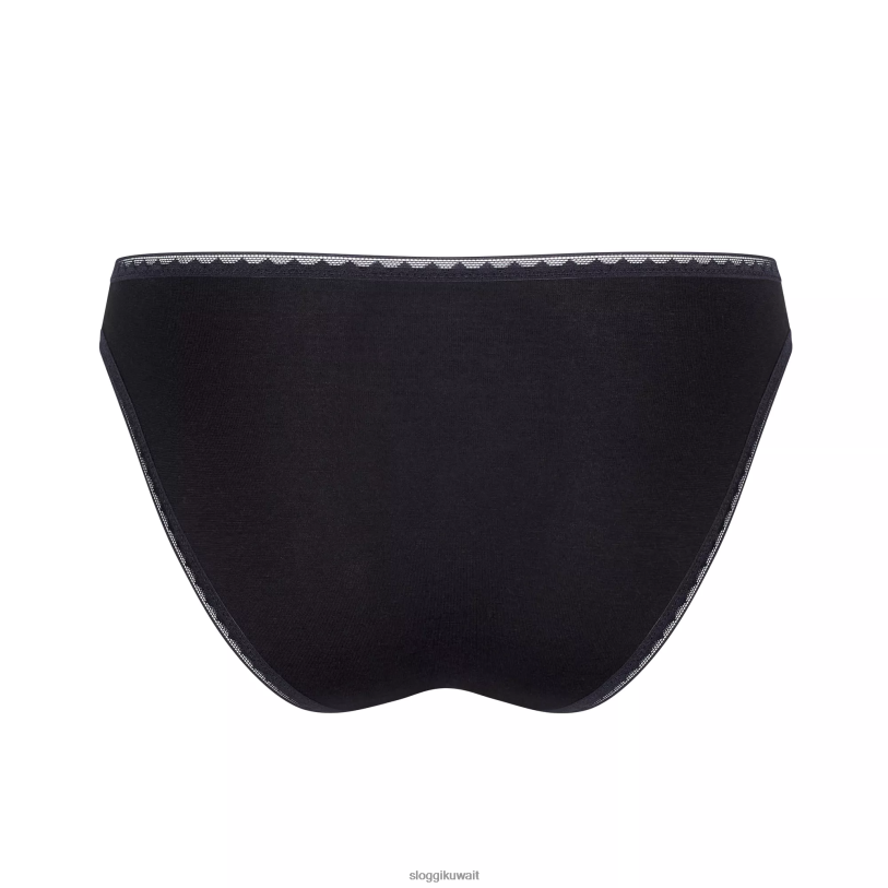 كلسون | sloggi اذهب سلسلة نحيف أسود Z6Z2B378