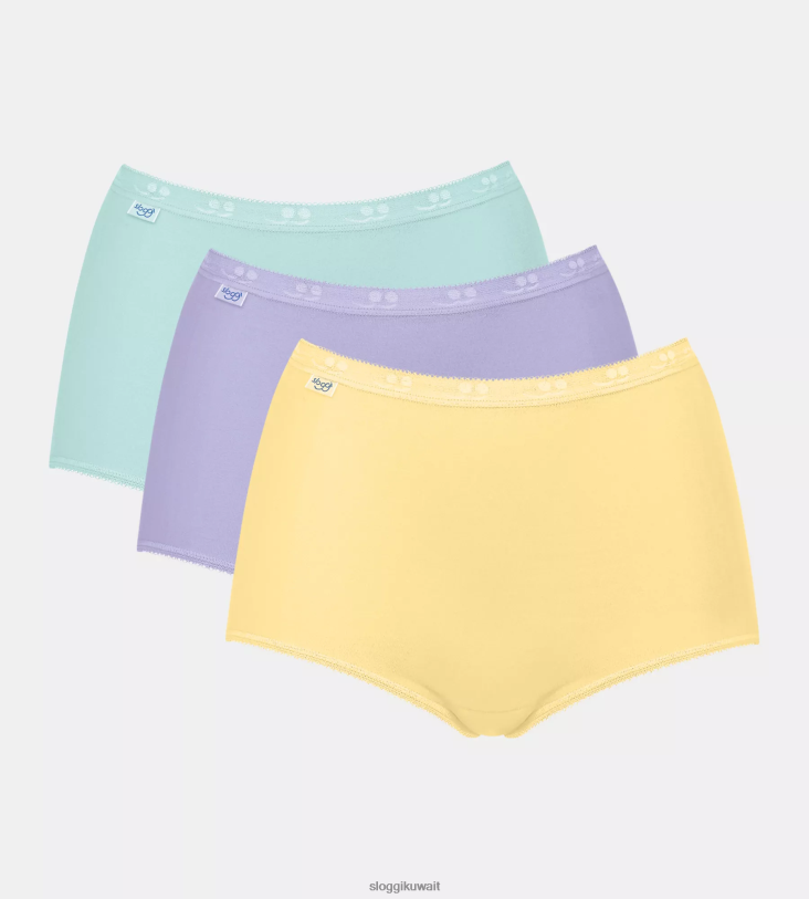 كلسون | sloggi الأساسية + كلسون ماكسي نحيف الأصفر - مزيج الضوء Z6Z2B395