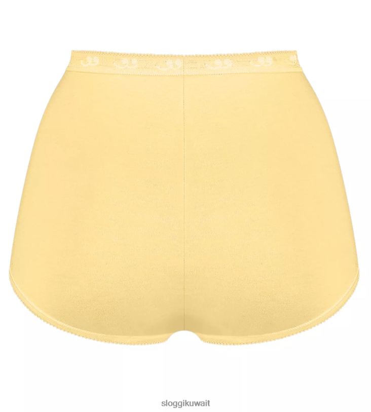 كلسون | sloggi الأساسية + كلسون ماكسي نحيف الأصفر - مزيج الضوء Z6Z2B395