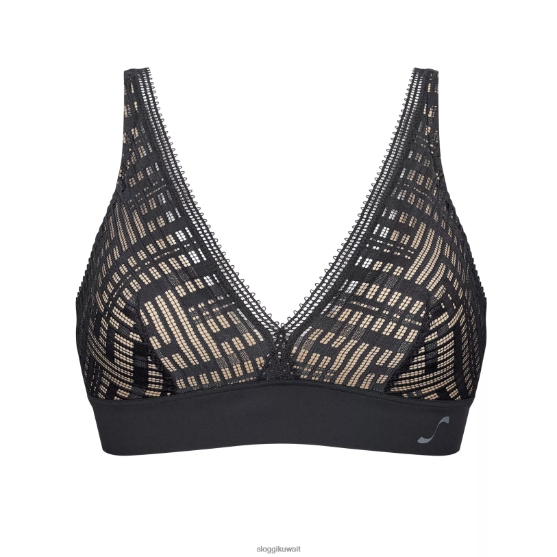 حمالات الصدر | sloggi حمالة صدر مبطنة بسبعة نحيف أسود Z6Z2B400