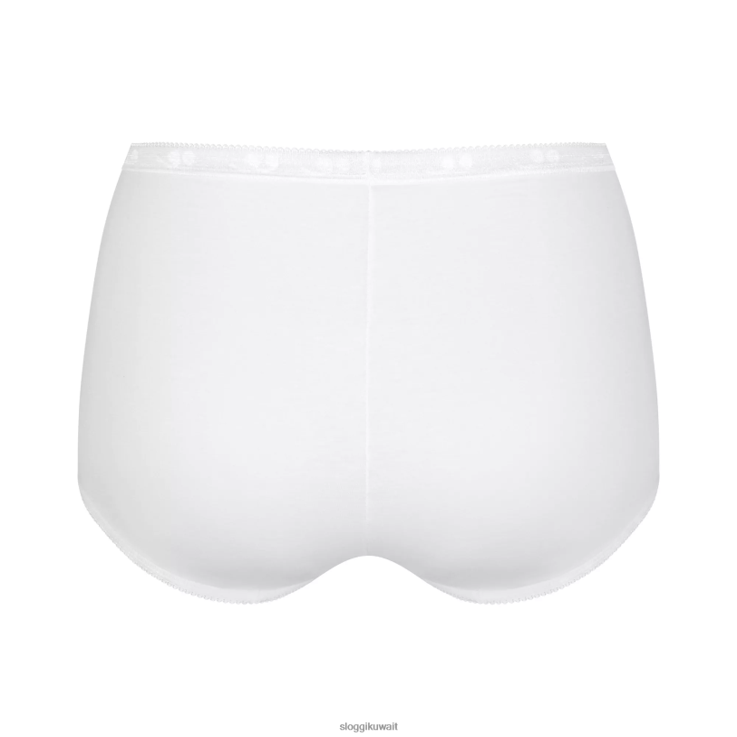 كلسون | sloggi الأساسية + كلسون ماكسي نحيف أبيض Z6Z2B411